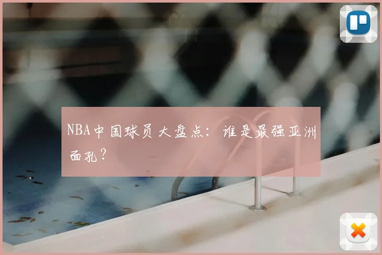 NBA中国球员大盘点:谁是最强亚洲面孔?